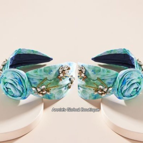 NWT, Anthropologie Shibori Rosette Embellished Headband main image 10